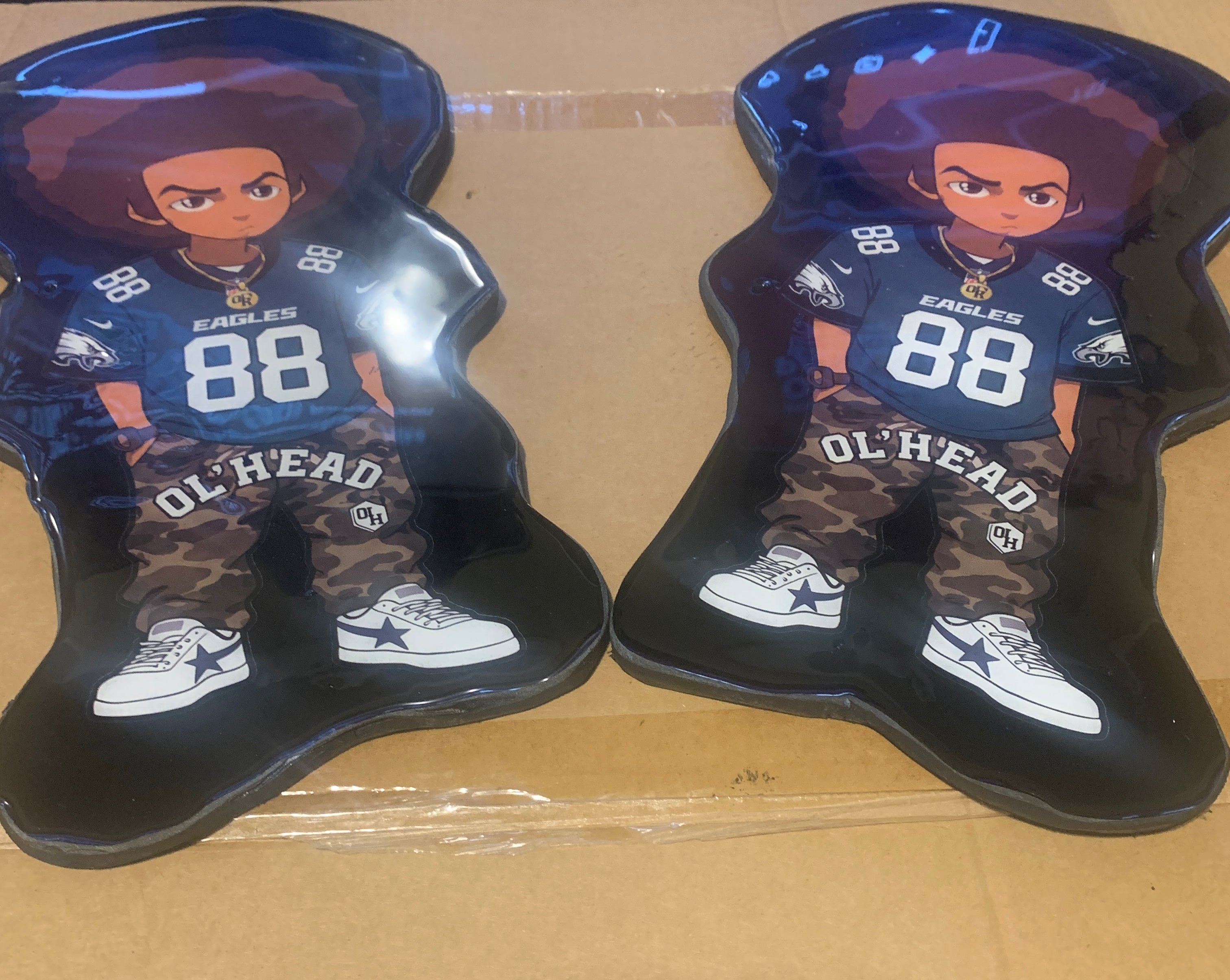 “Ol’Head” Boondocks Epoxy 8”x5” Wallhanging