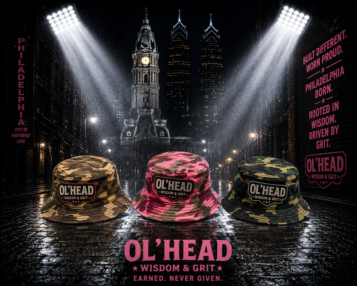Ol’Head Classic Bucket Hats