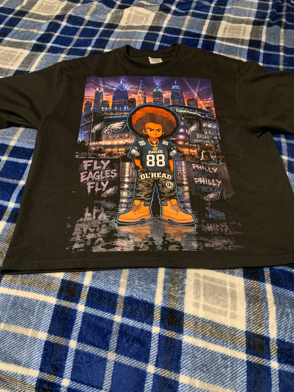 Ol’Head brand Eagles heavy t-shirt