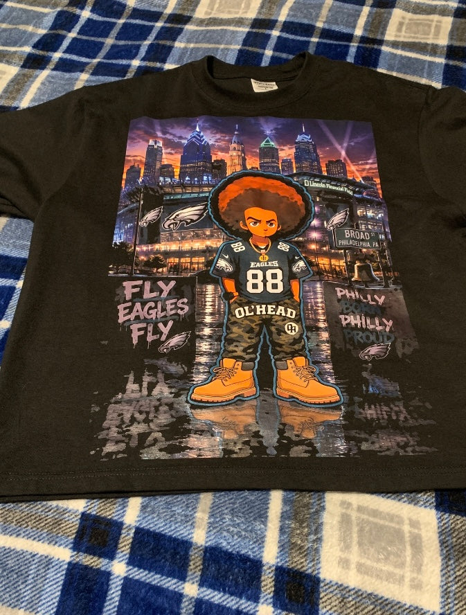 Ol’Head brand Eagles heavy t-shirt